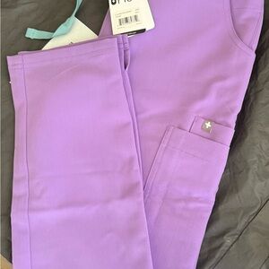 Lilac Dawn Petite Skinny Scrub Pants